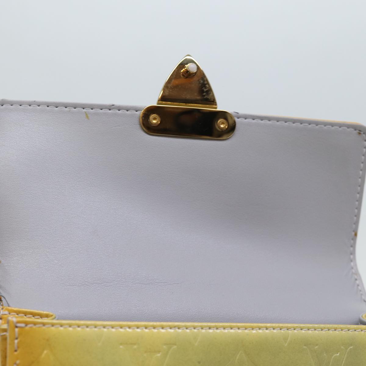 LOUIS VUITTON Monogram Vernis Spring street Hand Bag Gris M91029 LV yk12631
