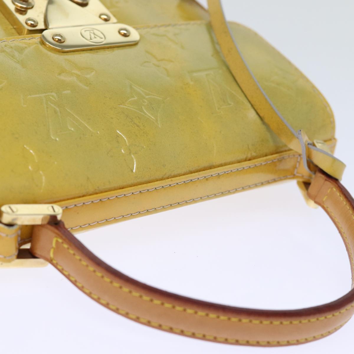 LOUIS VUITTON Monogram Vernis Spring street Hand Bag Gris M91029 LV yk12631