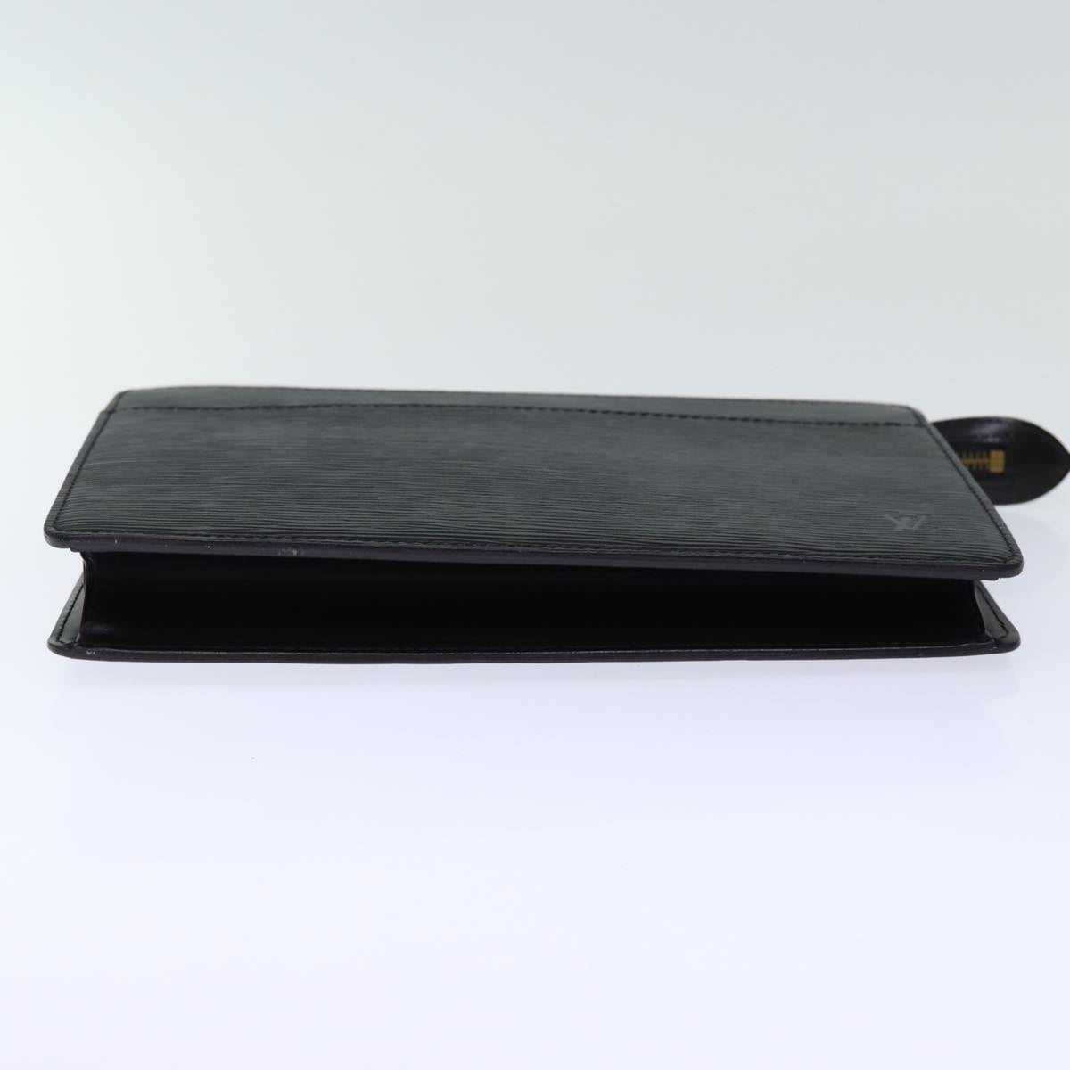 LOUIS VUITTON Epi Pochette Homme Clutch Bag Black M52522 LV yk12640