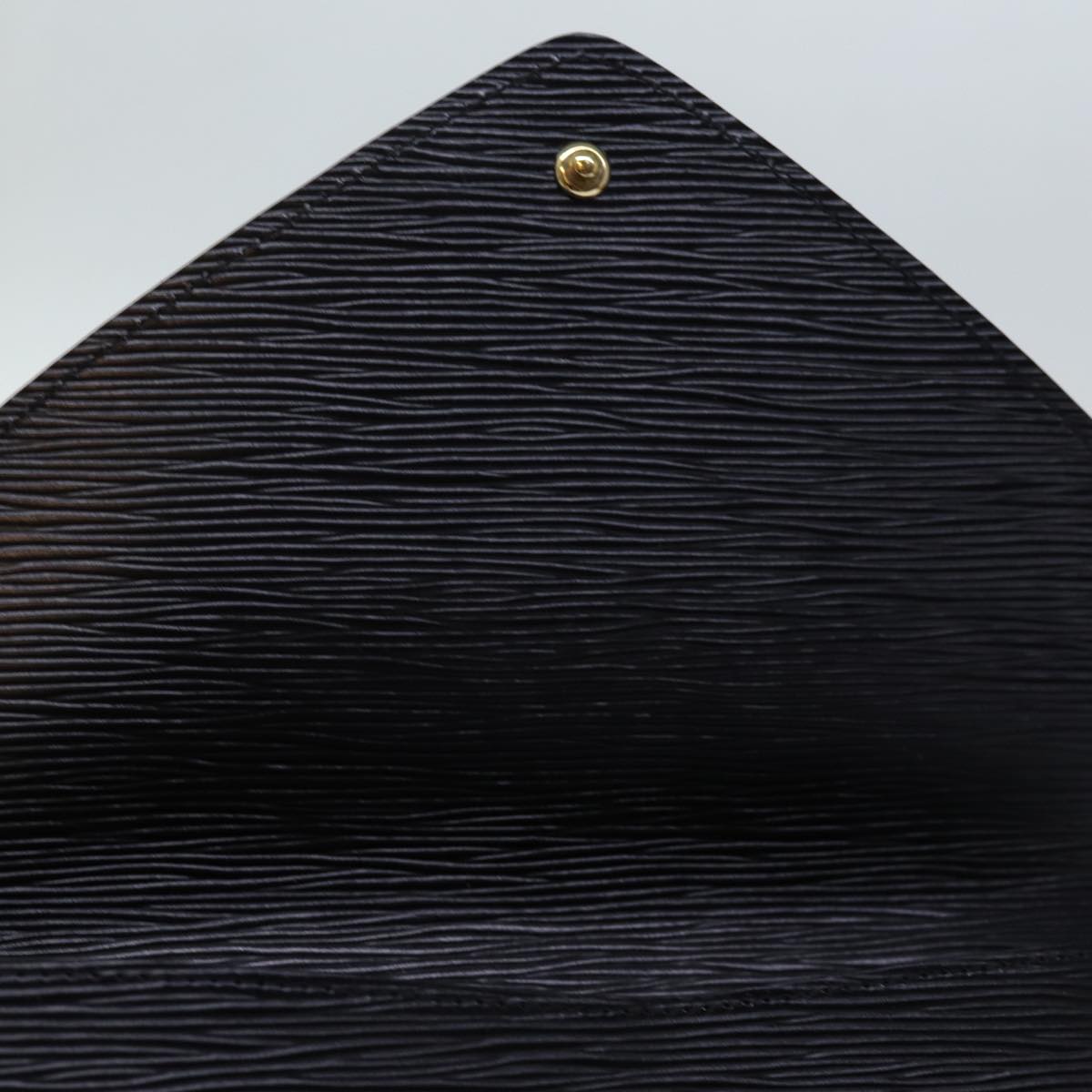 LOUIS VUITTON Epi Art Deco Clutch Bag Black M52632 LV yk12642