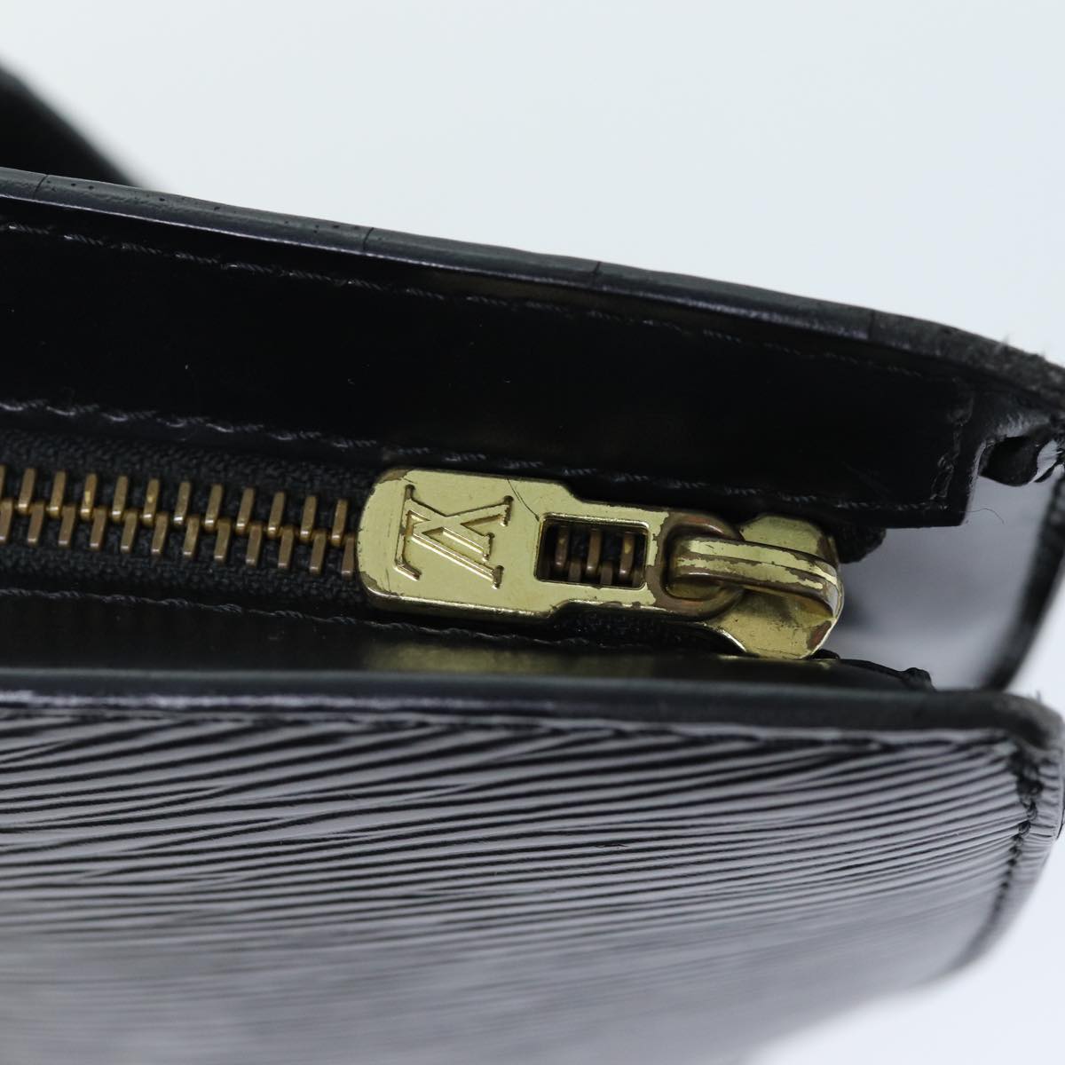 LOUIS VUITTON Epi Saint Jacques Hand Bag Black M52272 LV yk12657