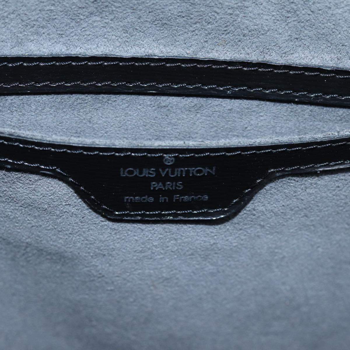 LOUIS VUITTON Epi Saint Jacques Hand Bag Black M52272 LV yk12657