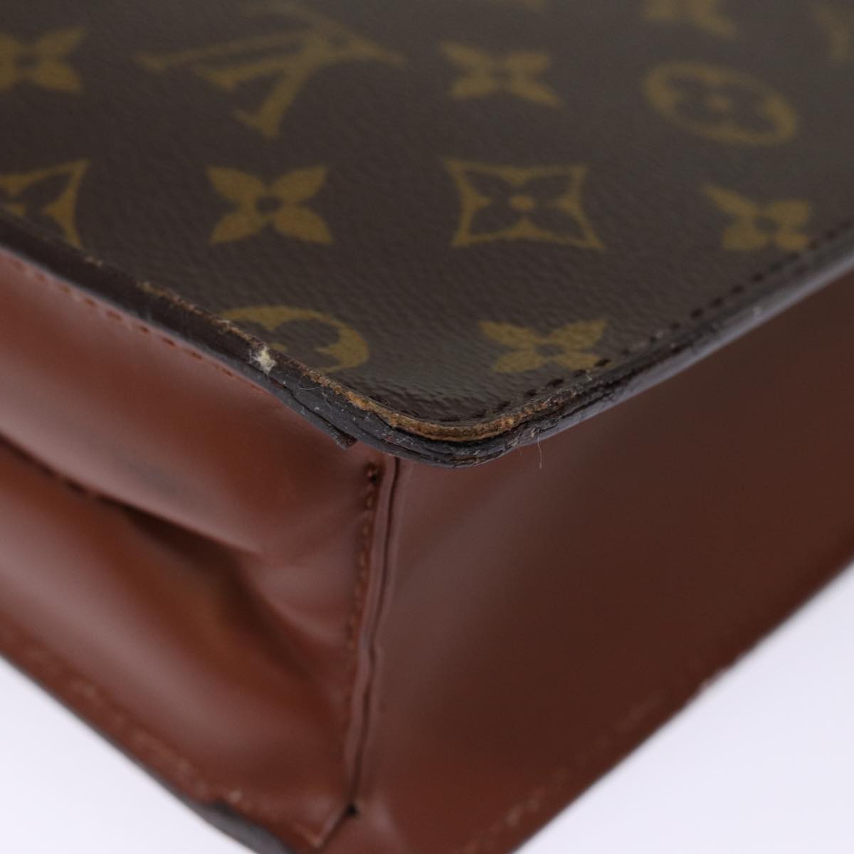 LOUIS VUITTON Monogram Porte Documents Bandouliere Bag M53338 LV yk12660