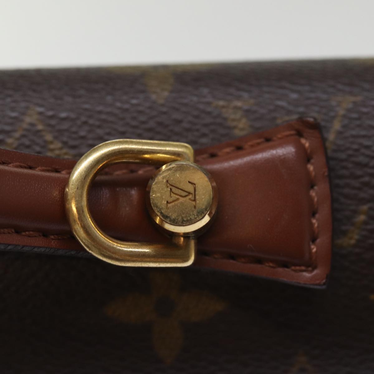 LOUIS VUITTON Monogram Porte Documents Bandouliere Bag M53338 LV yk12660