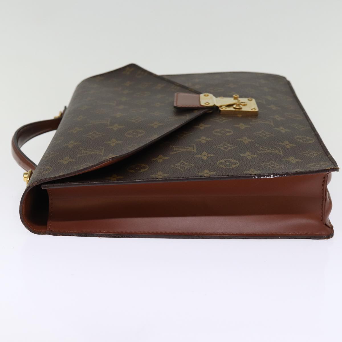LOUIS VUITTON Monogram Porte Documents Bandouliere Bag M53338 LV yk12660