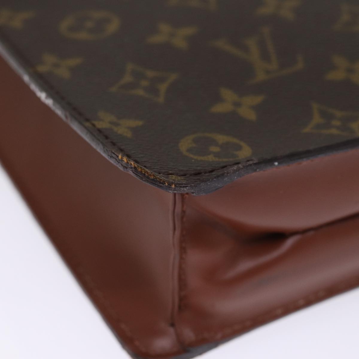 LOUIS VUITTON Monogram Porte Documents Bandouliere Bag M53338 LV yk12660