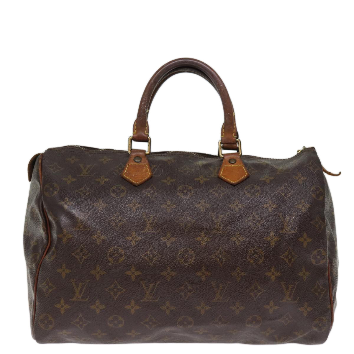 LOUIS VUITTON Monogram Speedy 35 Hand Bag M41524 LV yk12667
