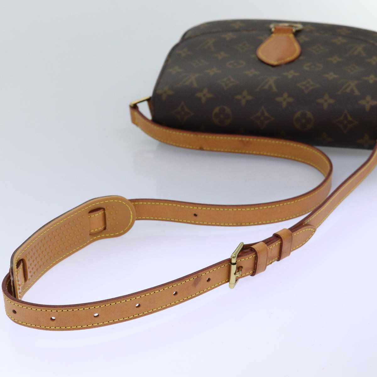LOUIS VUITTON Monogram Saint Cloud GM Shoulder Bag M51242 LV yk12708