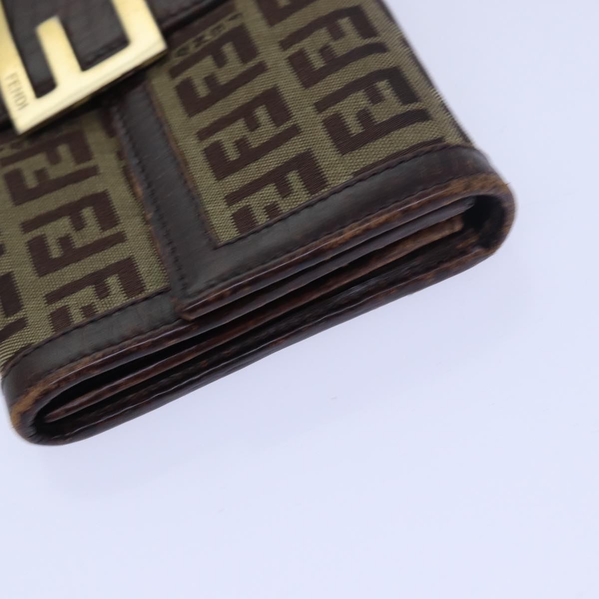 Luxury Fendi Gucci GG Canvas Wallet Leather 4Set Black Beige whiteyk12710