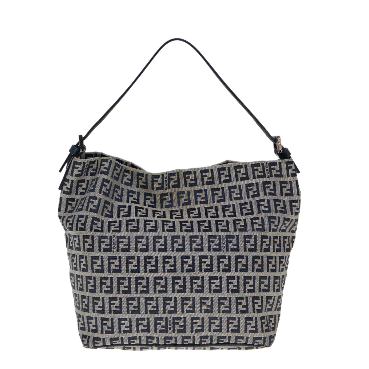 Luxury Fendi Zucchino Canvas Hand Bag Navyyk12887