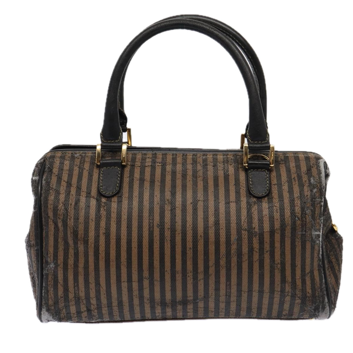 Luxury Fendi Zucca Canvas Shoulder Bag 3Set Black Brownyk12908