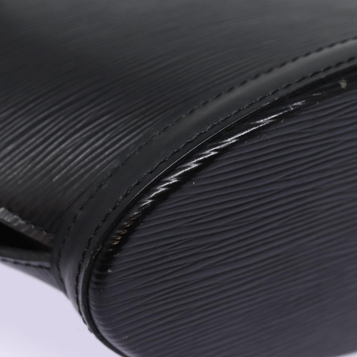 LOUIS VUITTON Epi Saint Jacques Hand Bag Black M52272 LV yk13090