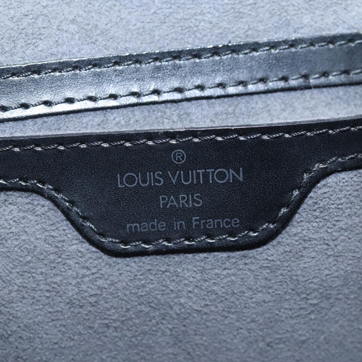 LOUIS VUITTON Epi Saint Jacques Hand Bag Black M52272 LV yk13090