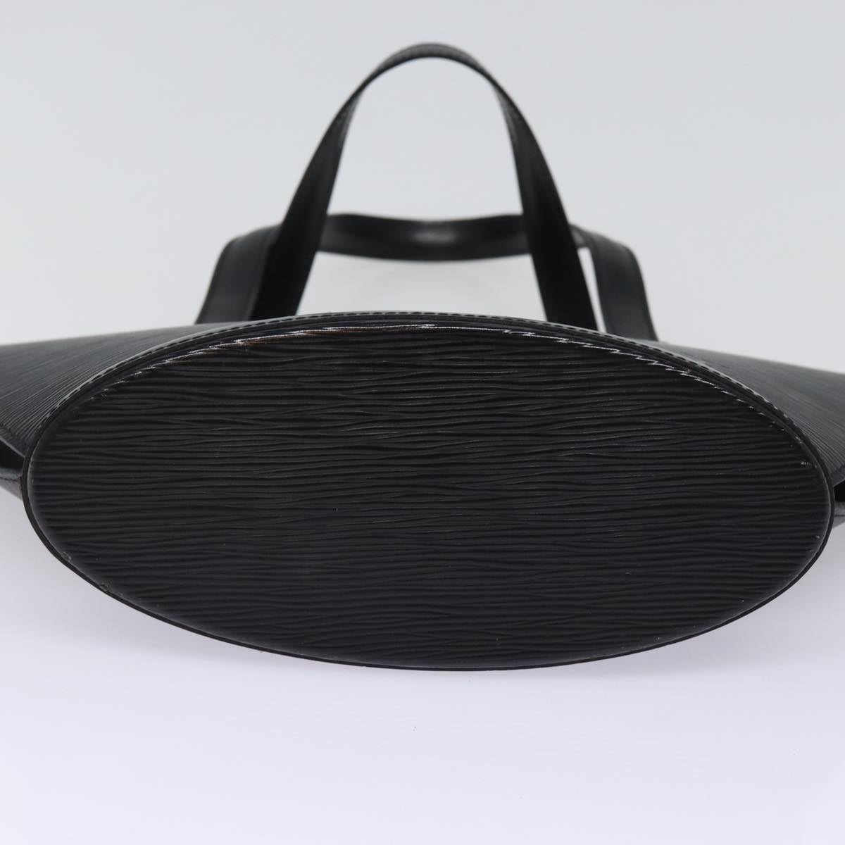 LOUIS VUITTON Epi Saint Jacques Hand Bag Black M52272 LV yk13090