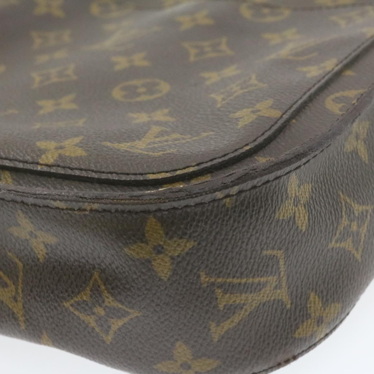 LOUIS VUITTON Monogram Saint Cloud GM Shoulder Bag M51242 LV yk1318