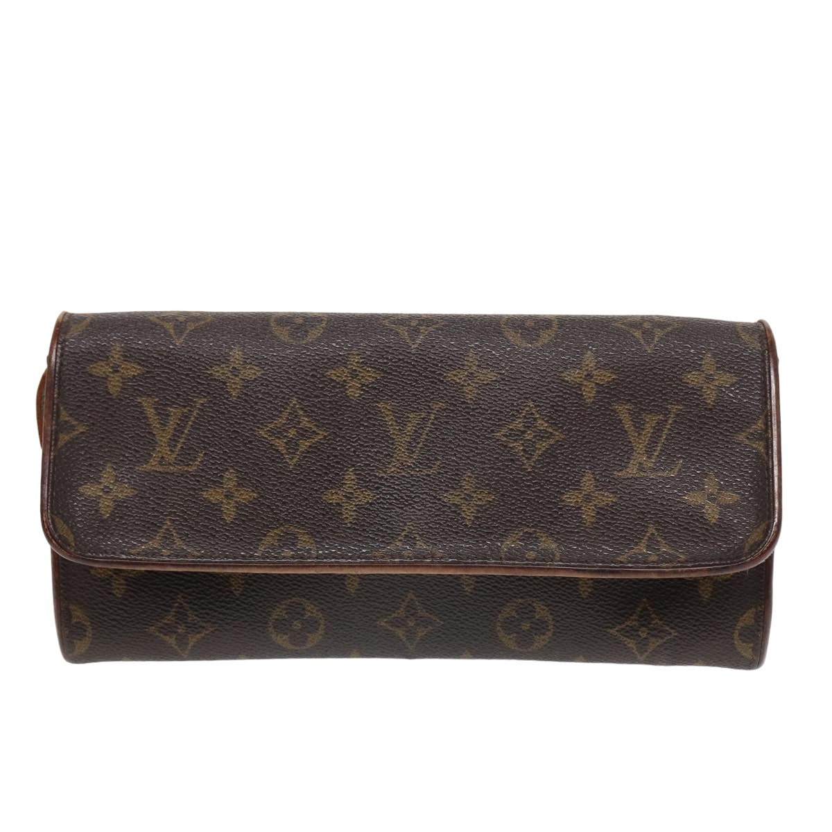 LOUIS VUITTON Monogram Pochette Twin GM Shoulder Bag M51852 LV yk13390