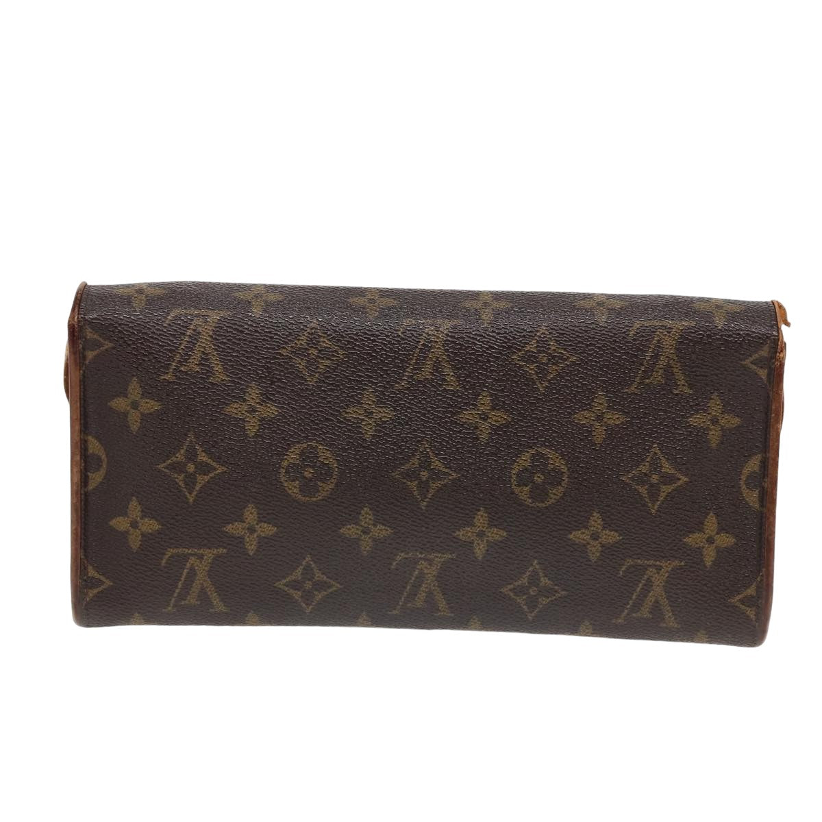 LOUIS VUITTON Monogram Pochette Twin GM Shoulder Bag M51852 LV yk13390