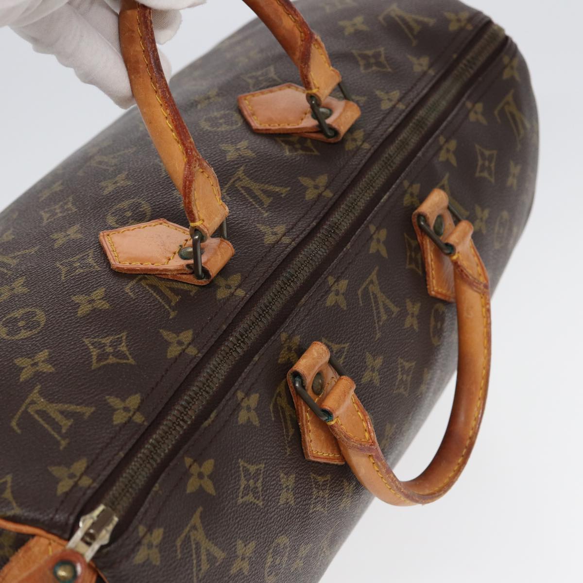 LOUIS VUITTON Monogram Speedy 40 Hand Bag M41522 LV yk13431