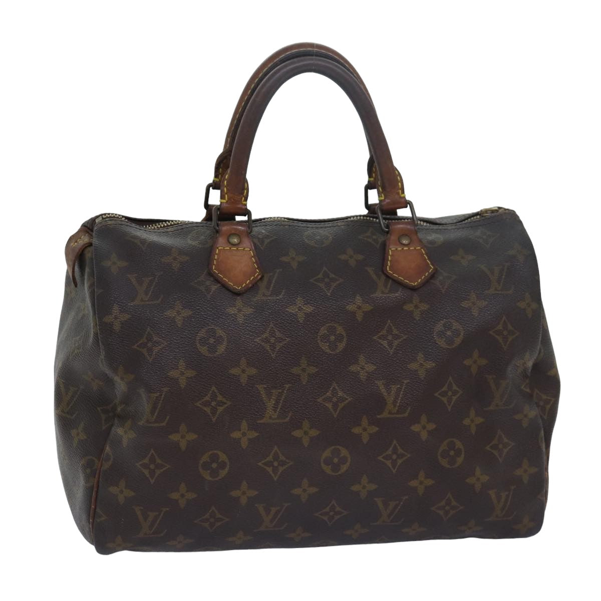 LOUIS VUITTON Monogram Speedy 30 Hand Bag M41526 LV yk13439