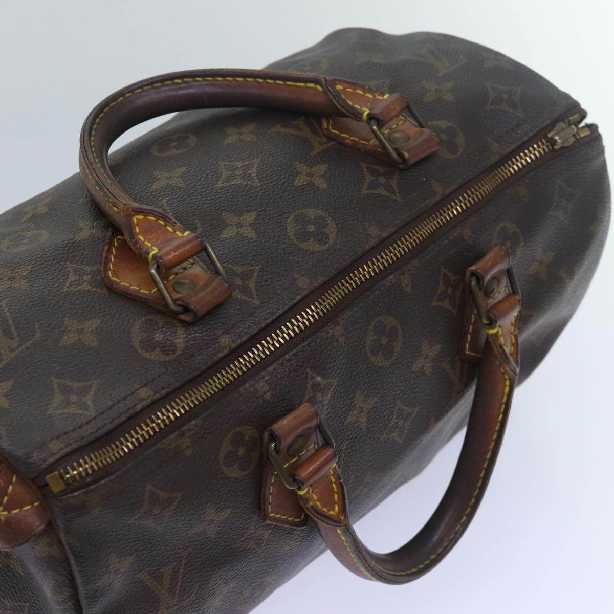 LOUIS VUITTON Monogram Speedy 30 Hand Bag M41526 LV yk13439