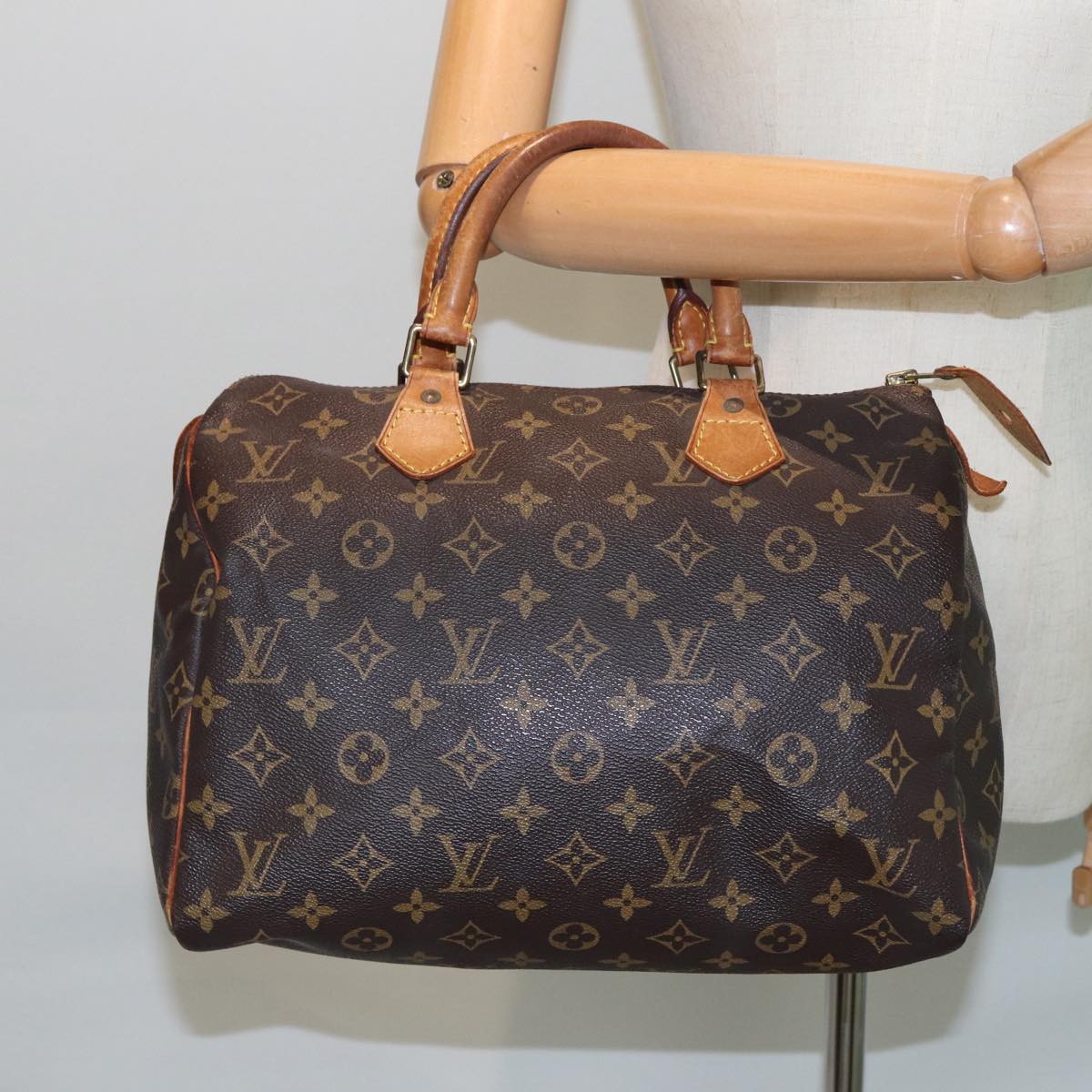 LOUIS VUITTON Monogram Speedy 30 Hand Bag M41526 LV yk13441