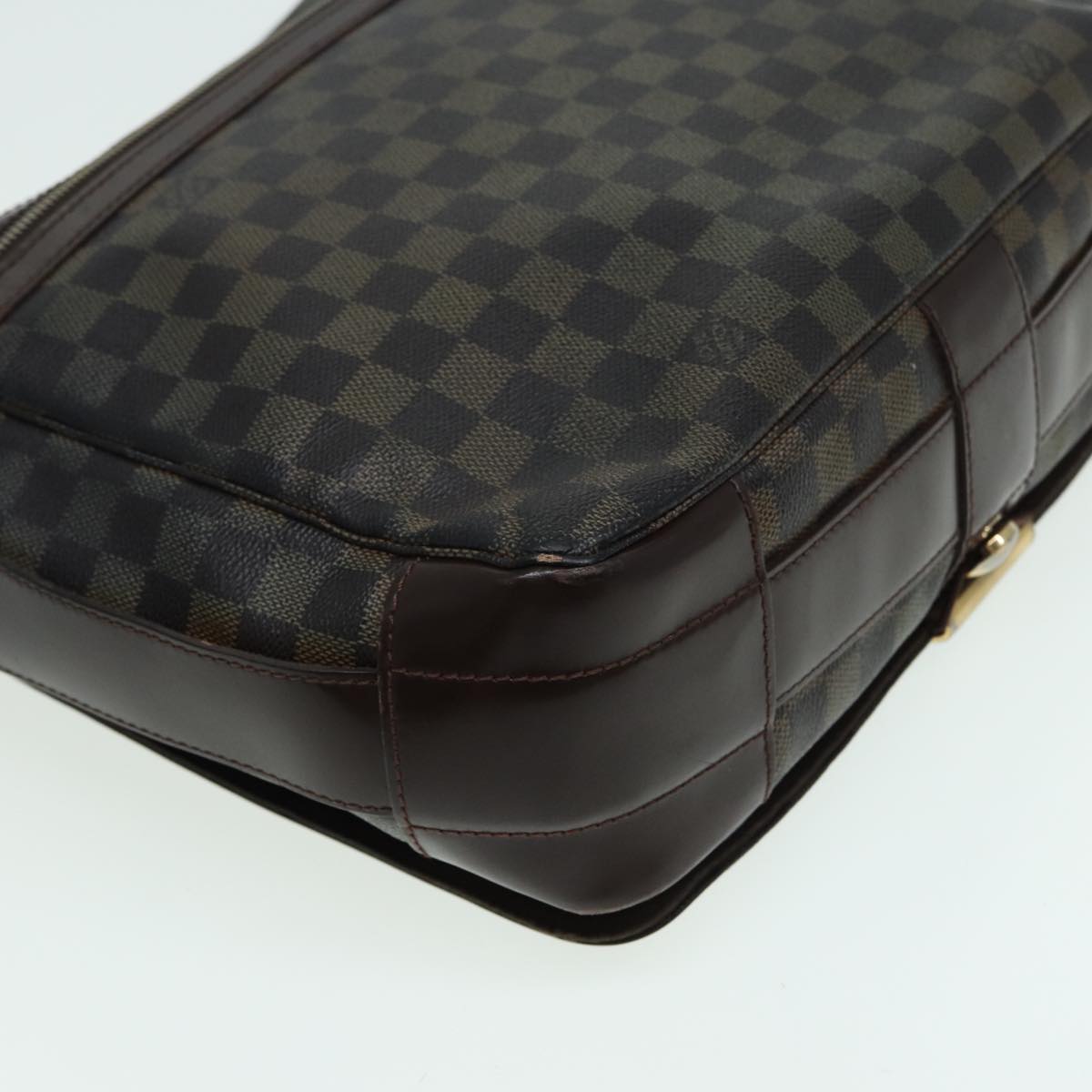 LOUIS VUITTON Damier Ebene Abbesses Shoulder Bag N45257 LV yk13447