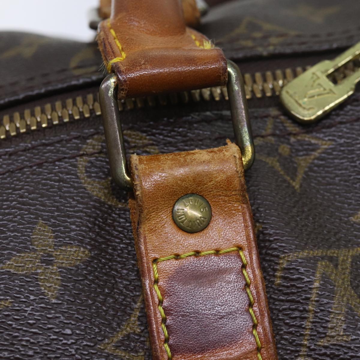 LOUIS VUITTON Monogram Keepall Bandouliere 50 Boston Bag M41416 LV