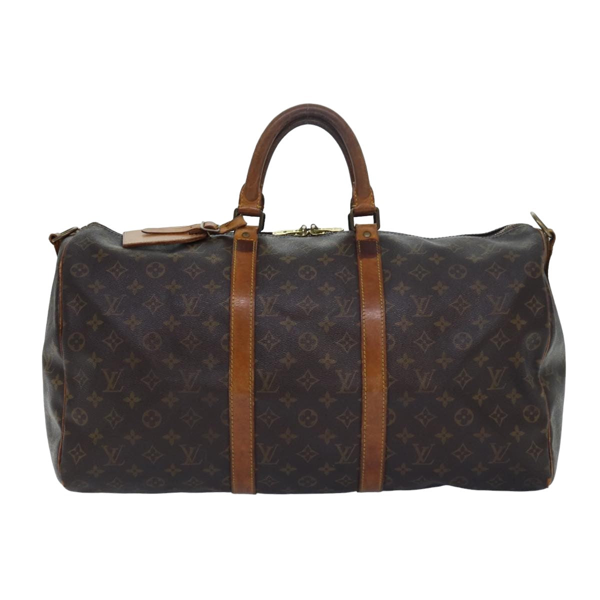 LOUIS VUITTON Monogram Keepall Bandouliere 50 Boston Bag M41416 LV