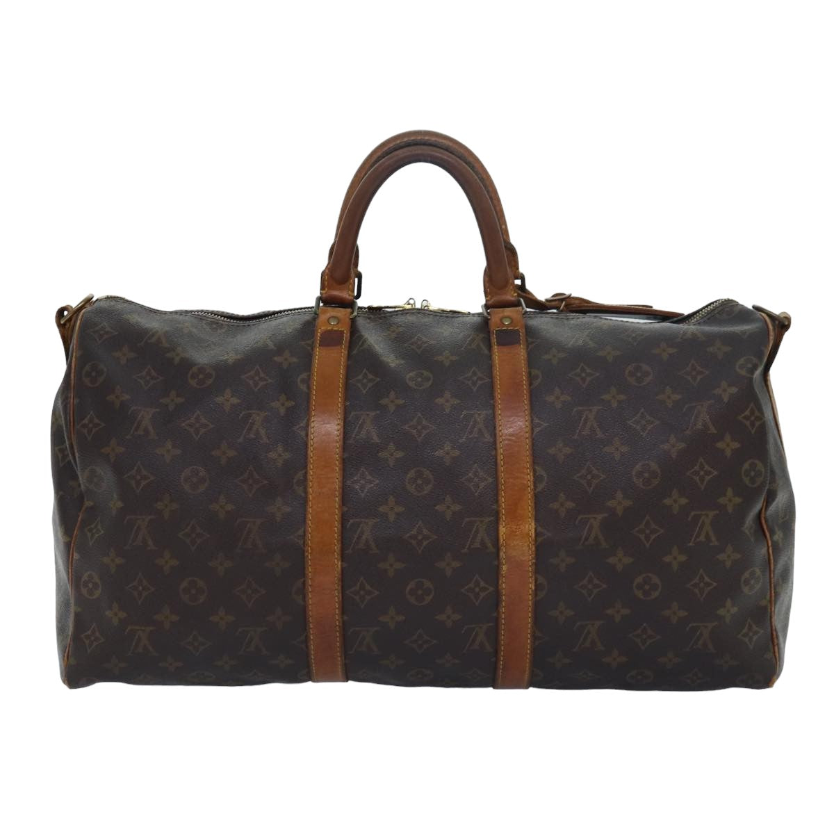 LOUIS VUITTON Monogram Keepall Bandouliere 50 Boston Bag M41416 LV