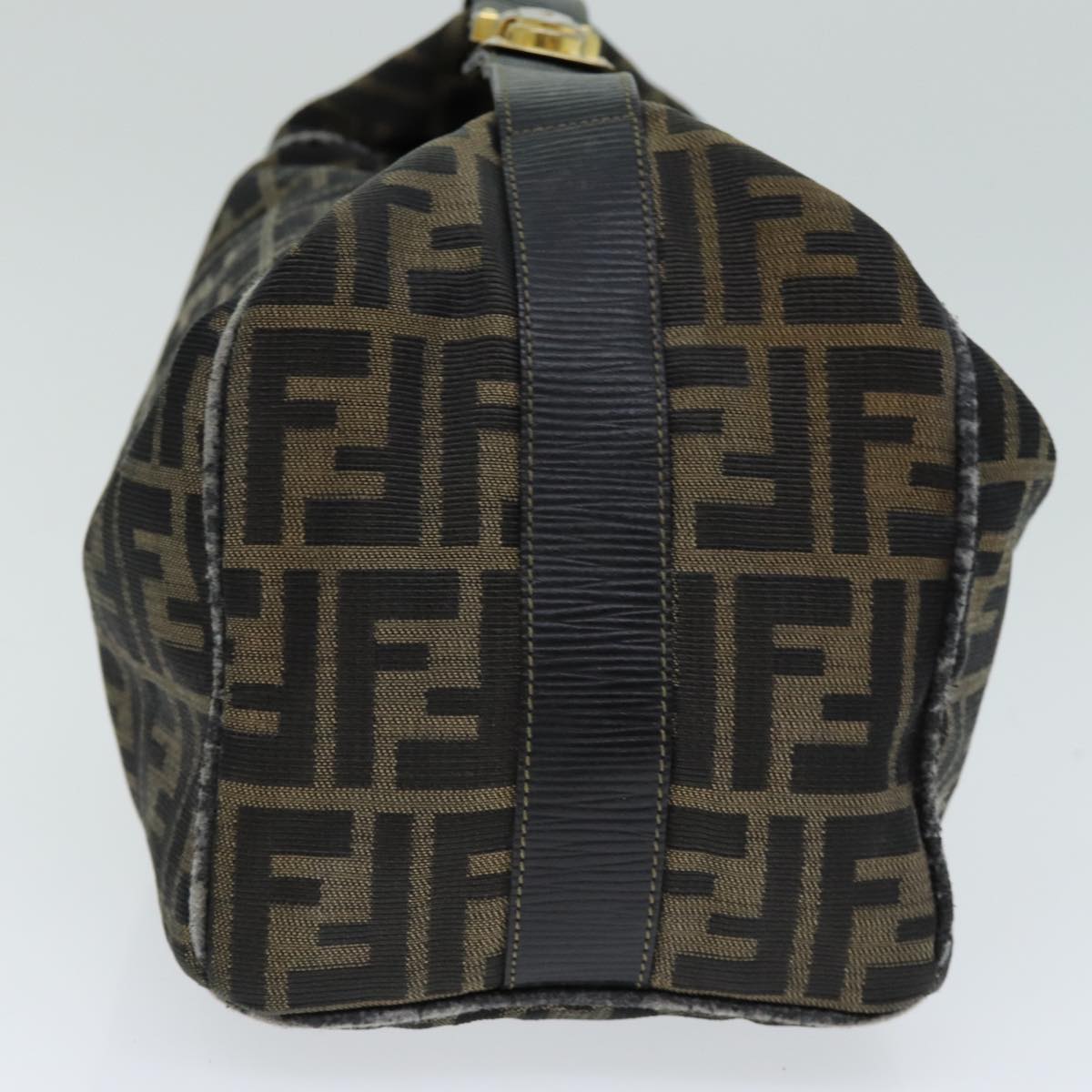 Luxury Fendi Zucca Canvas Hand Bag Brown Blackyk13473