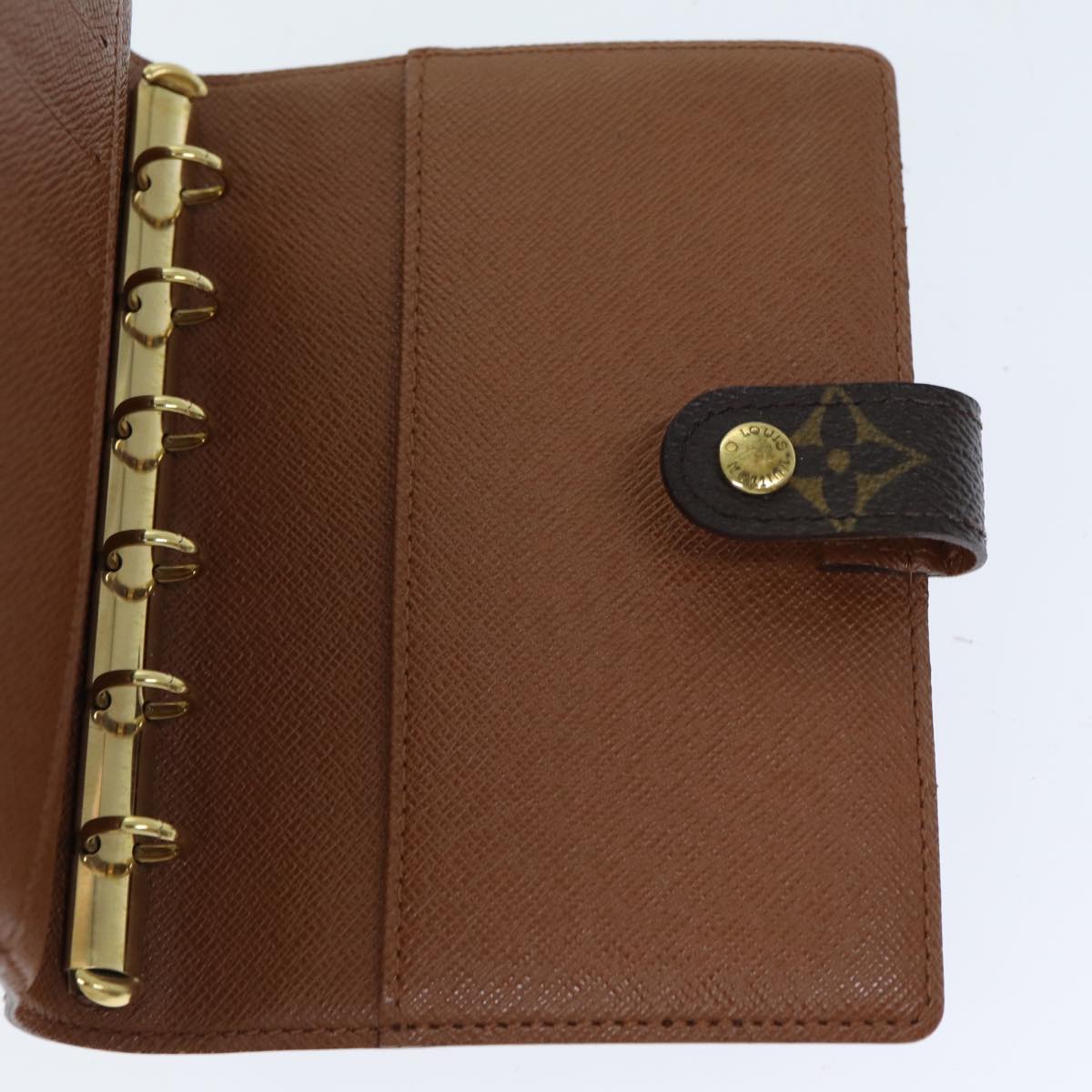 LOUIS VUITTON Monogram Agenda PM Day Planner Cover R20005 LV yk13522