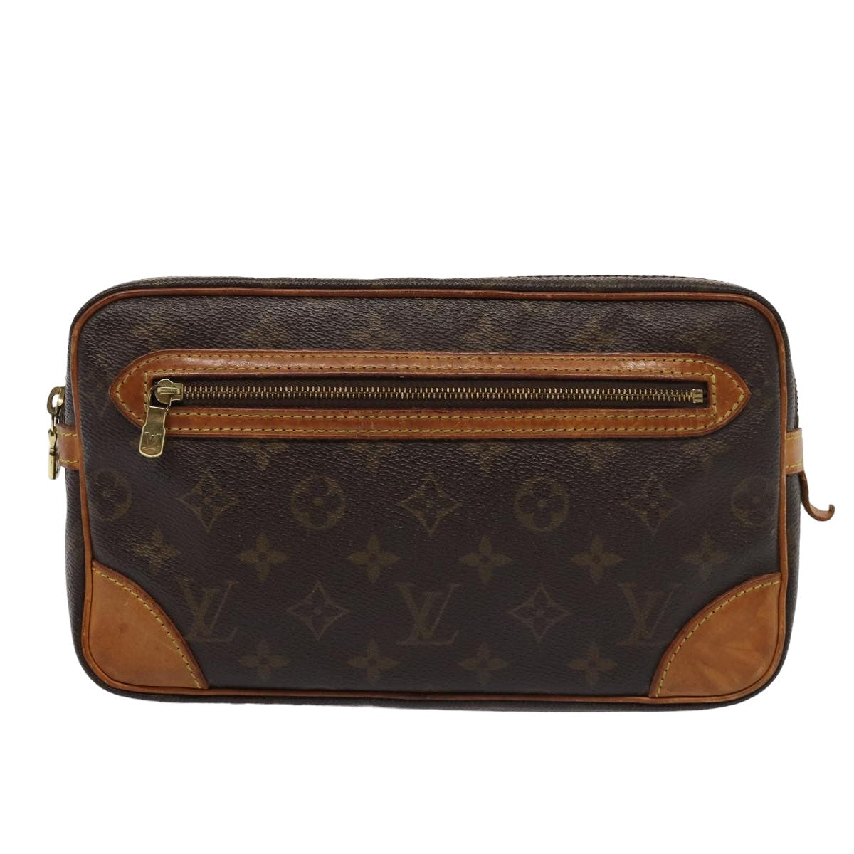LOUIS VUITTON Monogram Marly Dragonne GM Clutch Bag M51825 LV yk13540