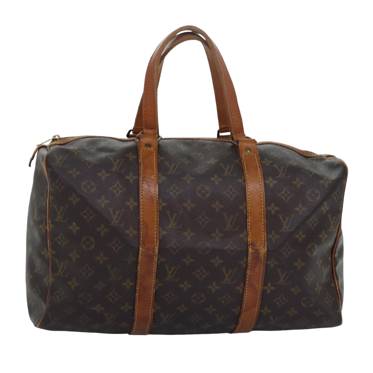 LOUIS VUITTON Monogram Sac Souple 45 Boston Bag M41624 LV yk13541