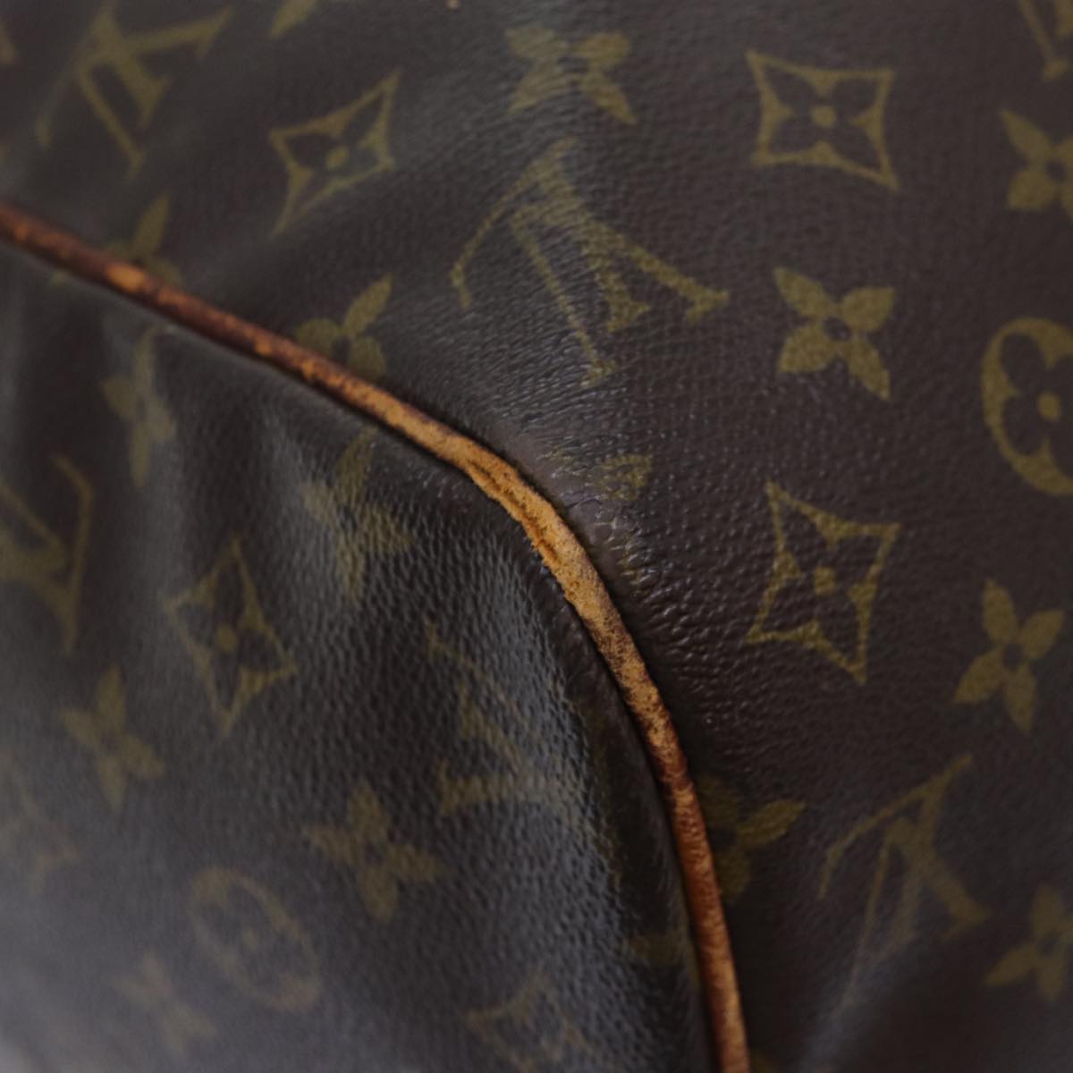 LOUIS VUITTON Monogram Sac Souple 45 Boston Bag M41624 LV yk13541