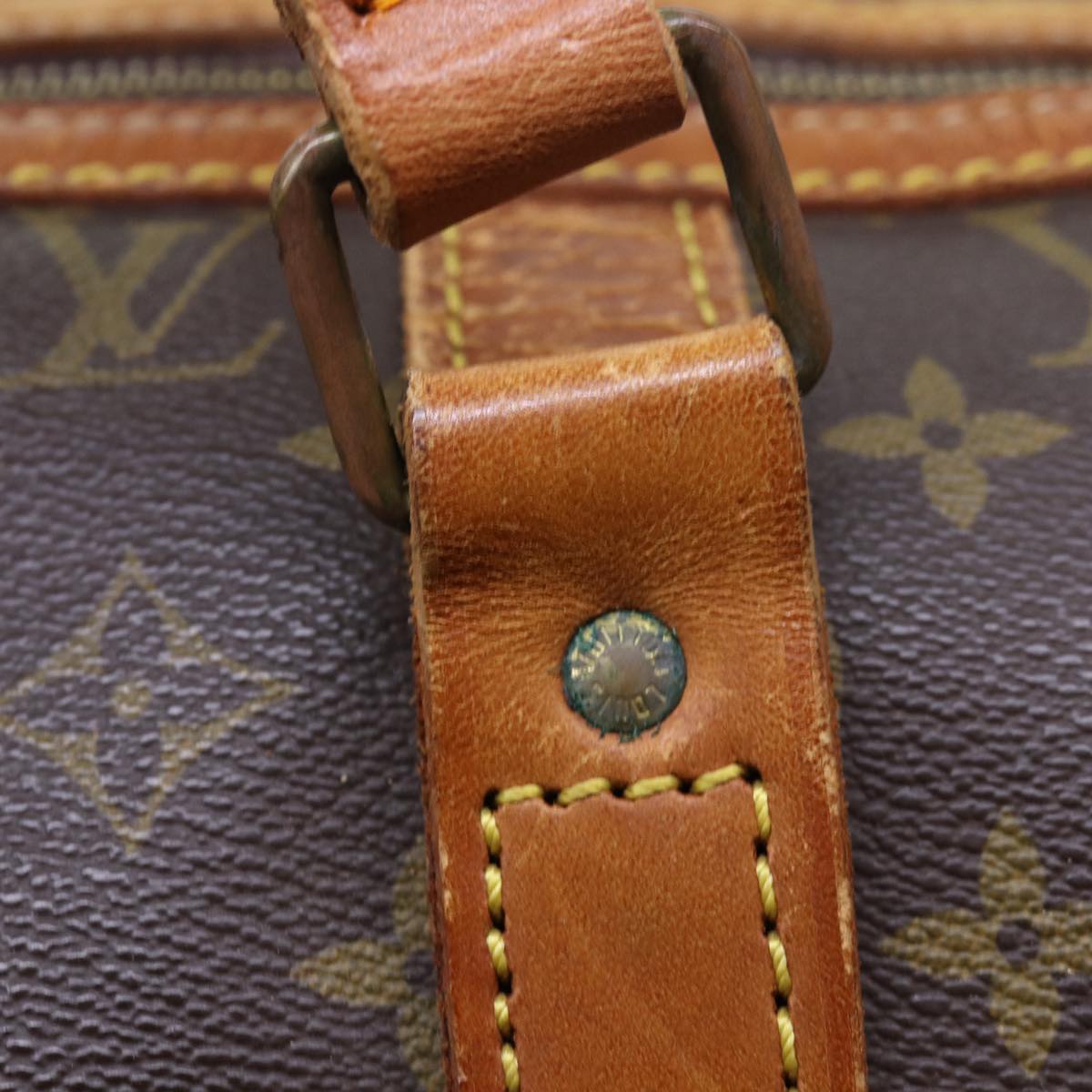 LOUIS VUITTON Monogram Sac Souple 45 Boston Bag M41624 LV yk13541