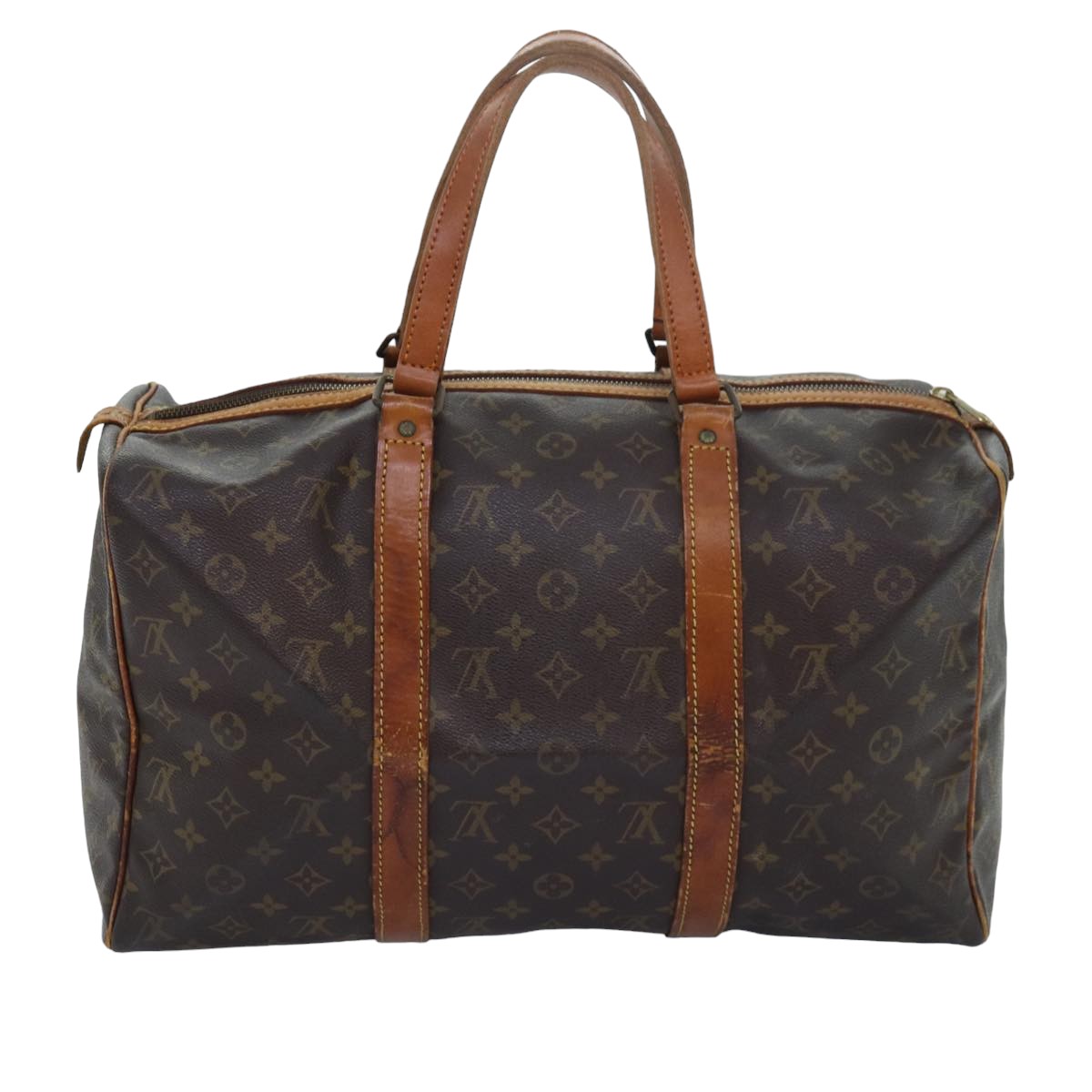LOUIS VUITTON Monogram Sac Souple 45 Boston Bag M41624 LV yk13541