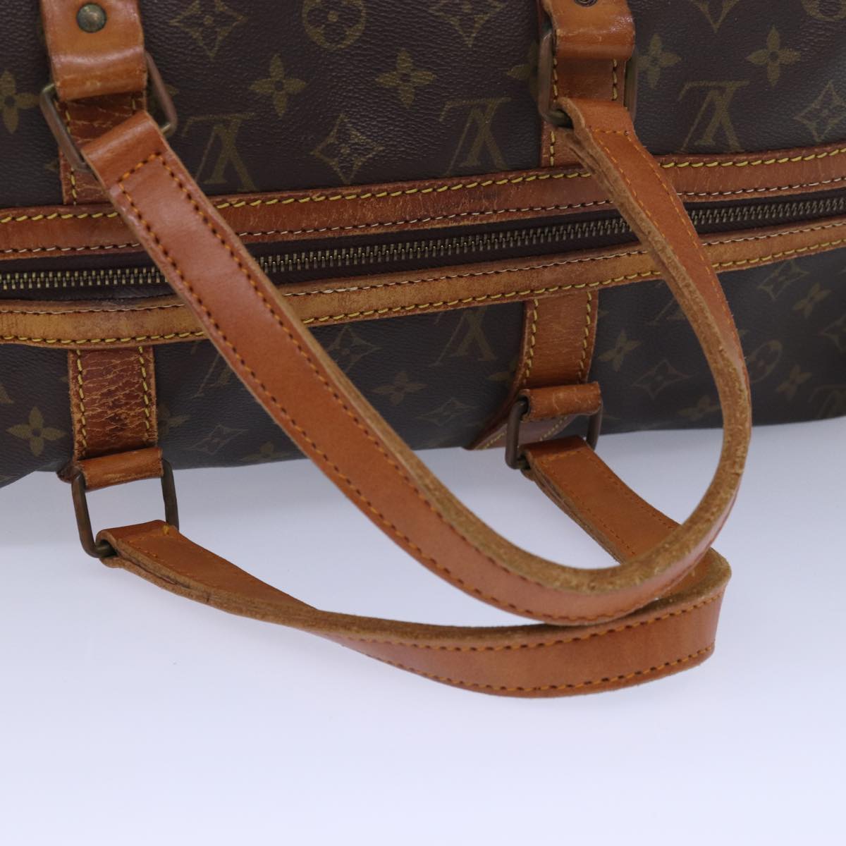 LOUIS VUITTON Monogram Sac Souple 45 Boston Bag M41624 LV yk13541