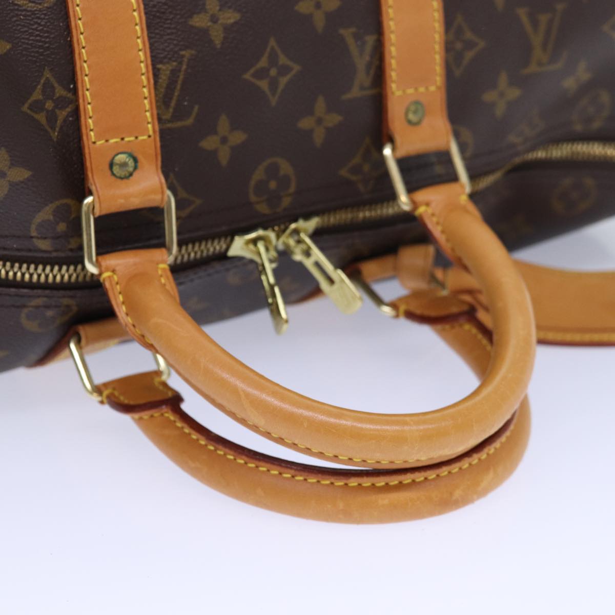 LOUIS VUITTON Monogram Keepall 45 Boston Bag M41428 LV yk13556
