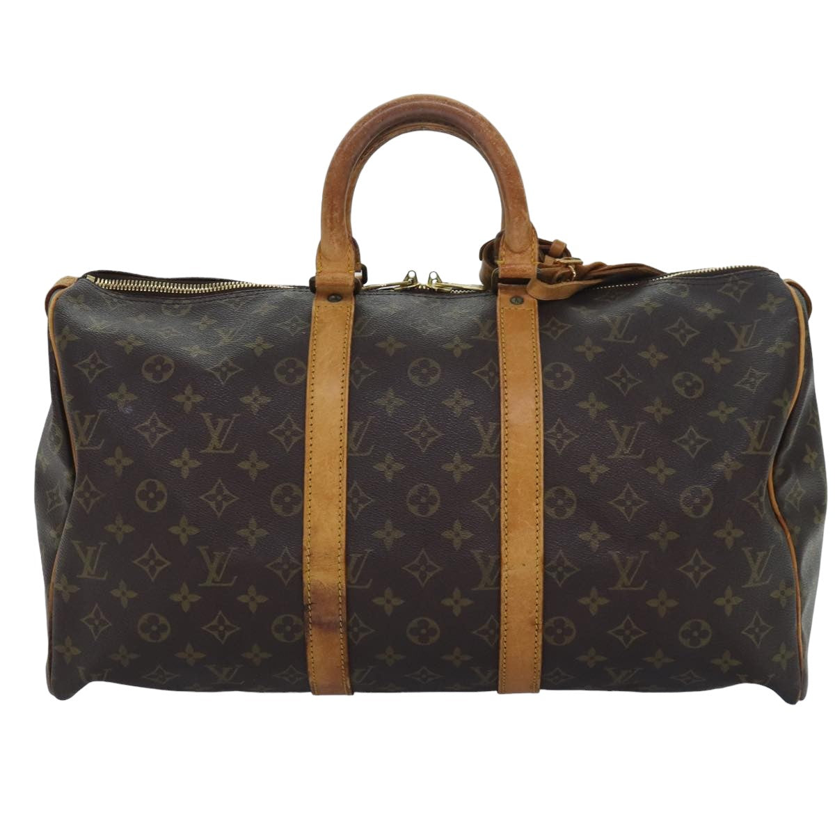 LOUIS VUITTON Monogram Keepall 45 Boston Bag M41428 LV yk13581