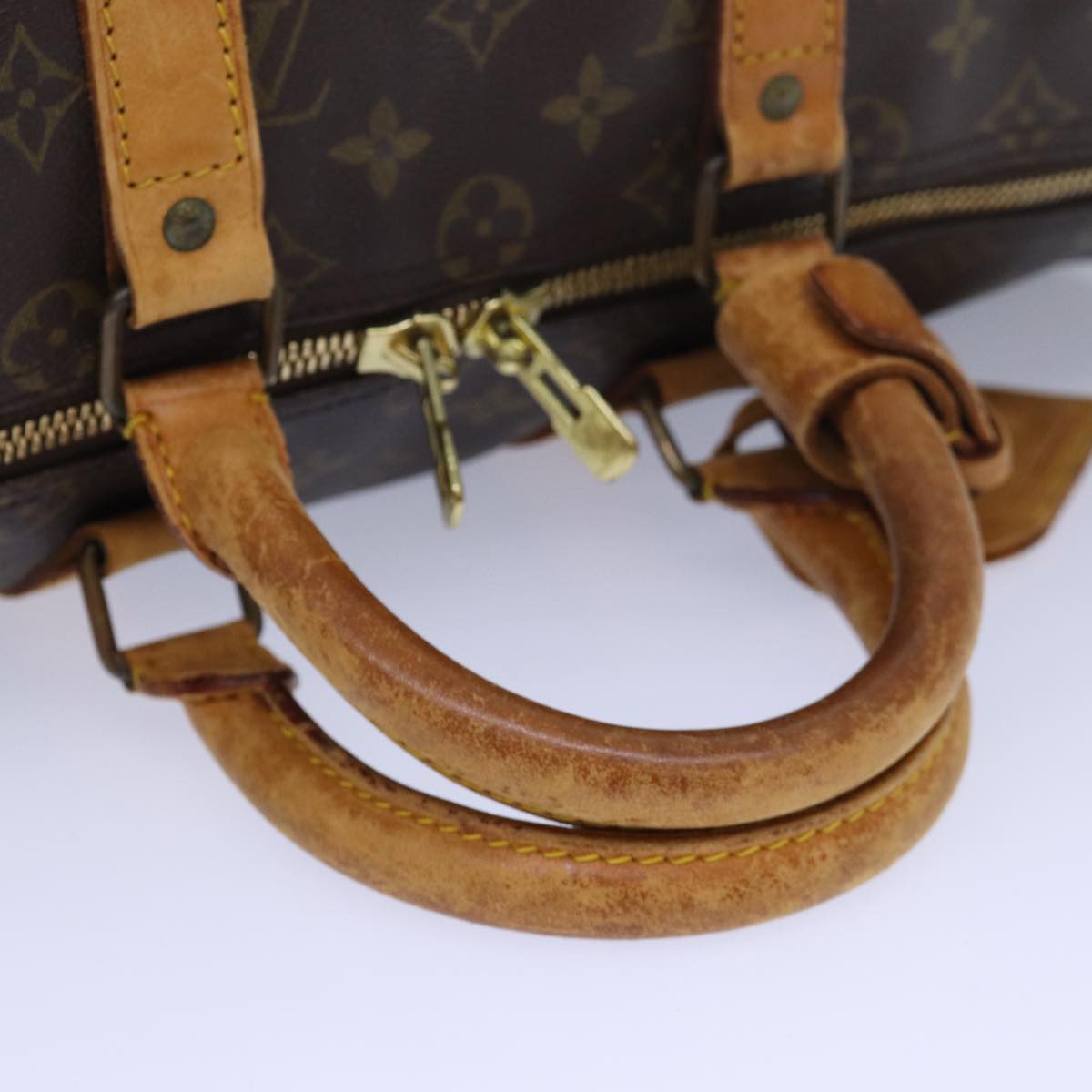 LOUIS VUITTON Monogram Keepall 45 Boston Bag M41428 LV yk13581