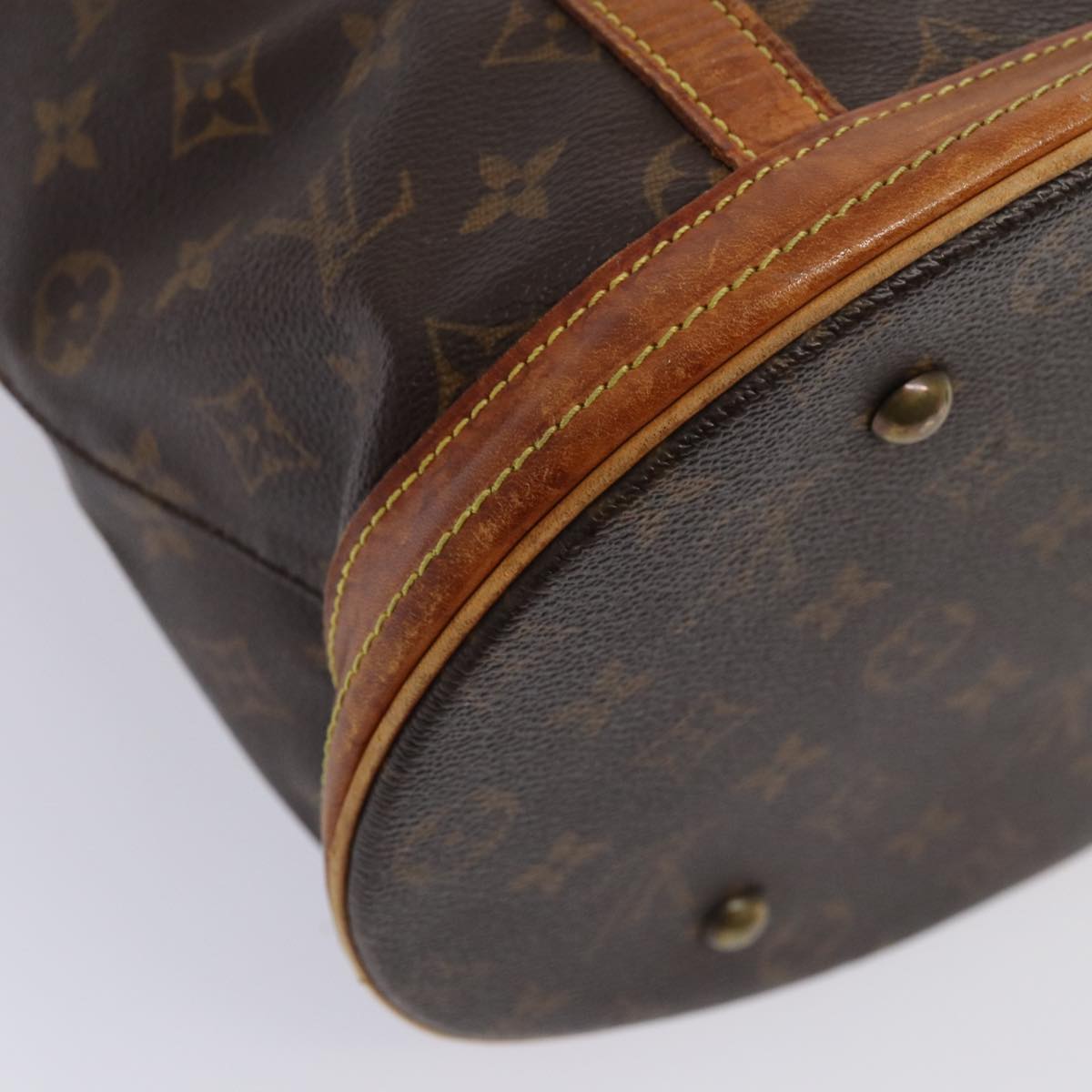 LOUIS VUITTON Monogram Bucket GM Shoulder Bag M42236 LV yk13586