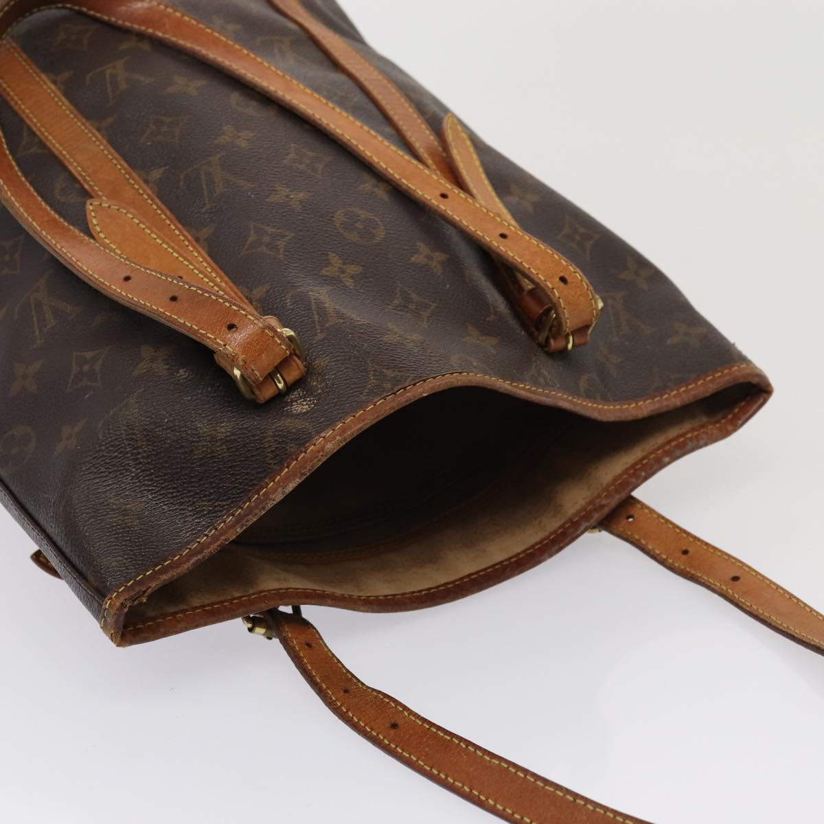 LOUIS VUITTON Monogram Bucket GM Shoulder Bag M42236 LV yk13586