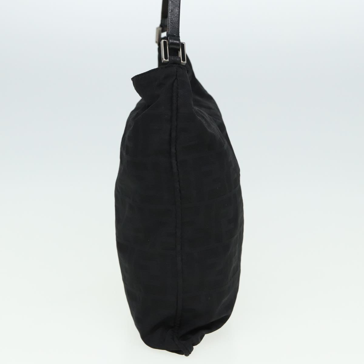 Luxury Fendi Zucca Canvas Shoulder Bag Blackyk13590