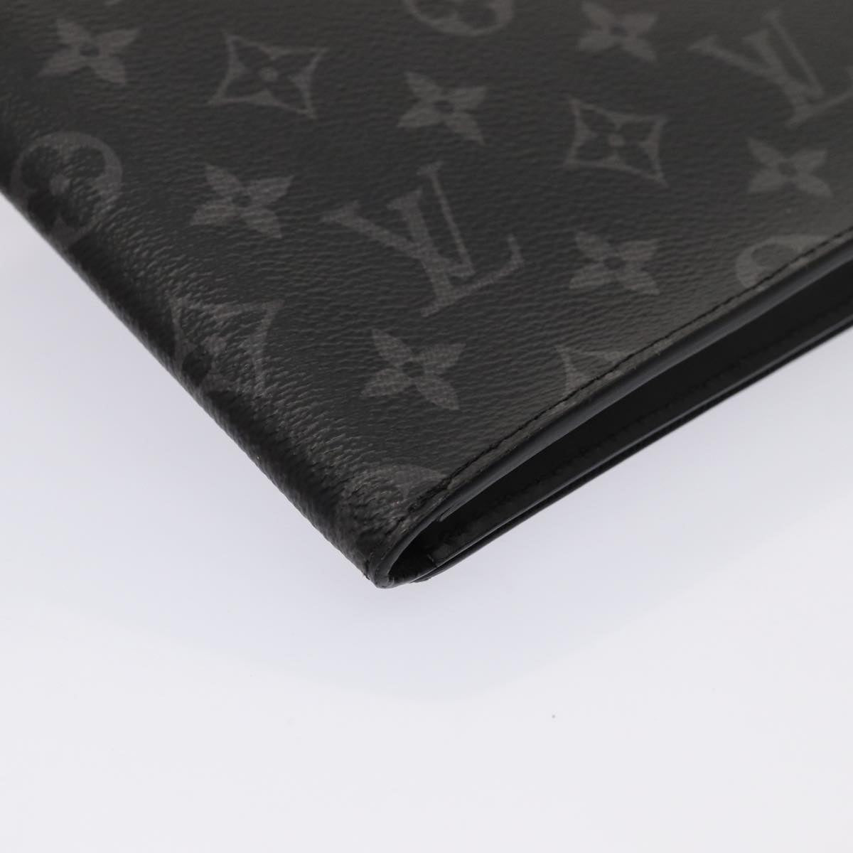 LOUIS VUITTON Monogram Eclipse Porte Documents Frank GM GI0273 LV yk13604