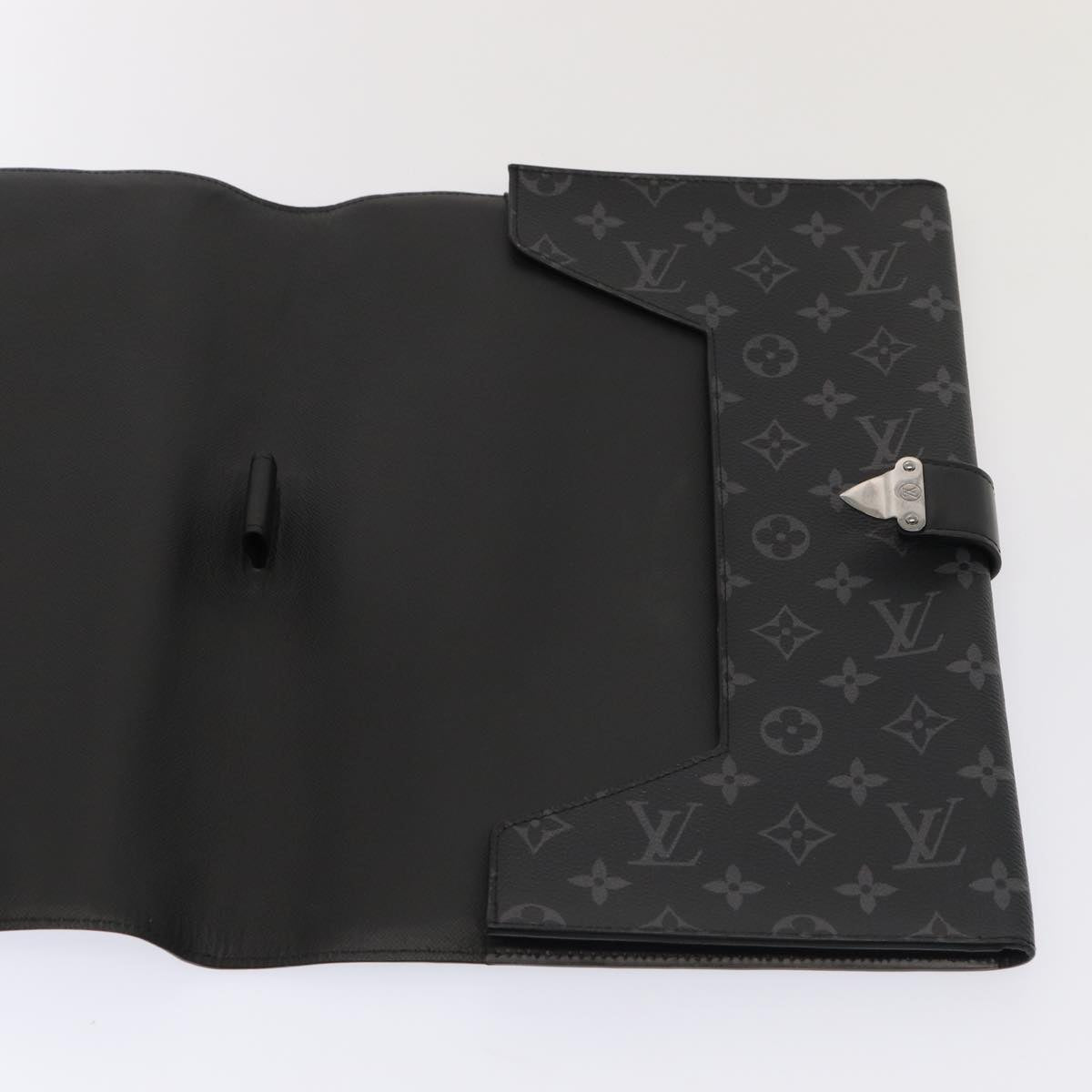 LOUIS VUITTON Monogram Eclipse Porte Documents Frank GM GI0273 LV yk13604