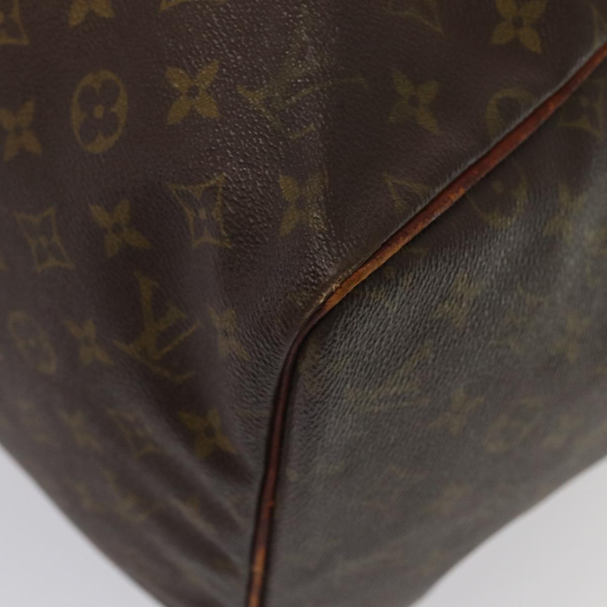 LOUIS VUITTON Monogram Sac Souple 55 Boston Bag M41622 LV yk13643