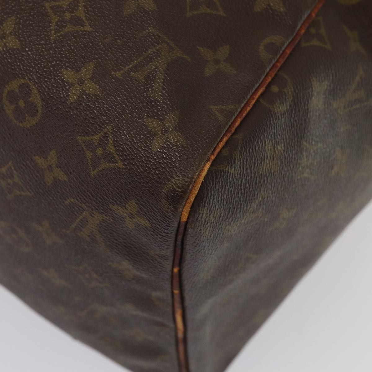 LOUIS VUITTON Monogram Sac Souple 55 Boston Bag M41622 LV yk13643