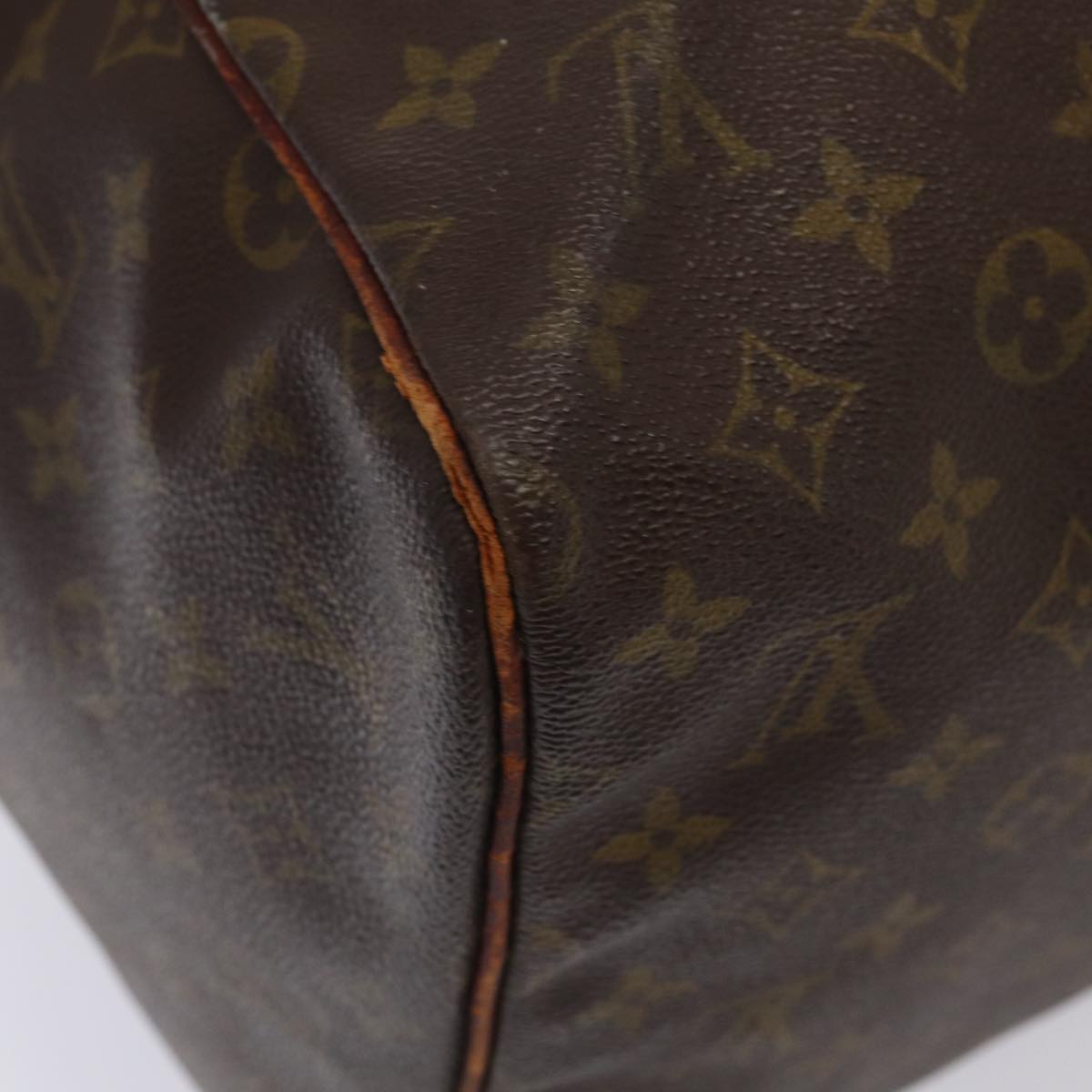 LOUIS VUITTON Monogram Sac Souple 55 Boston Bag M41622 LV yk13643