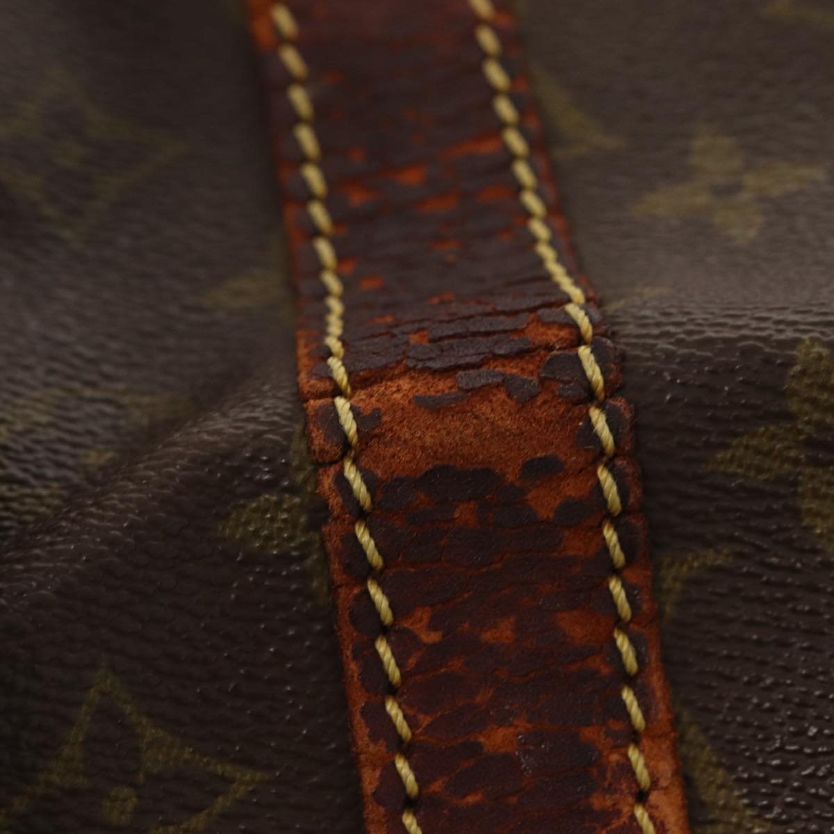 LOUIS VUITTON Monogram Sac Souple 55 Boston Bag M41622 LV yk13643