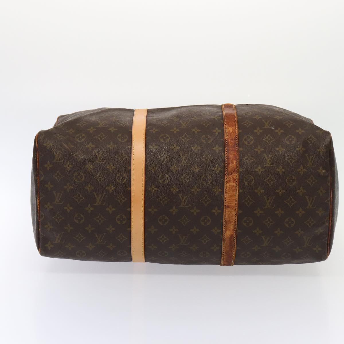 LOUIS VUITTON Monogram Sac Souple 55 Boston Bag M41622 LV yk13643